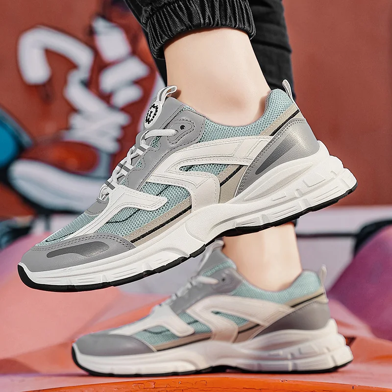 

High Quality Women's and Men's Training Shoes Outdoor Springback Thick Sole Breathable Lightweight Comfortable Sports Shoes