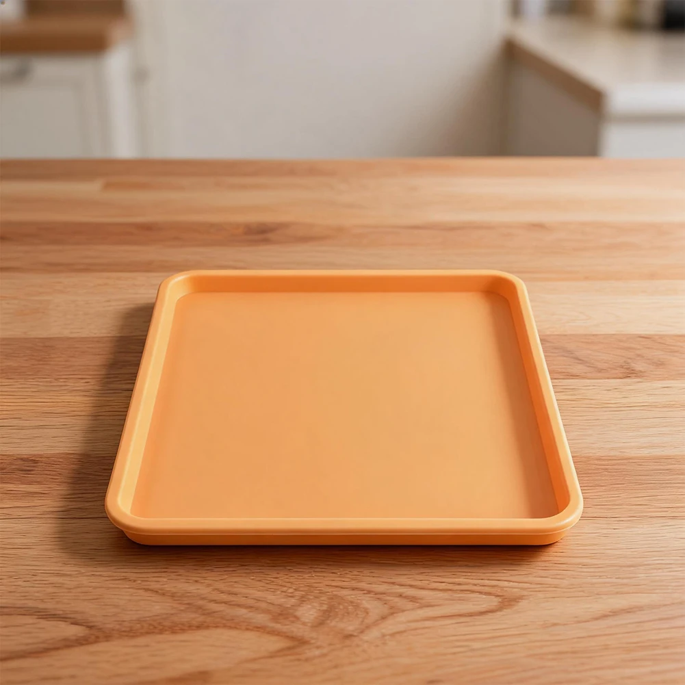 Drain Pan Compatible with Most Front Load Washing Machines - Plastic Water Catch Box for Laundry Room Floor Protection