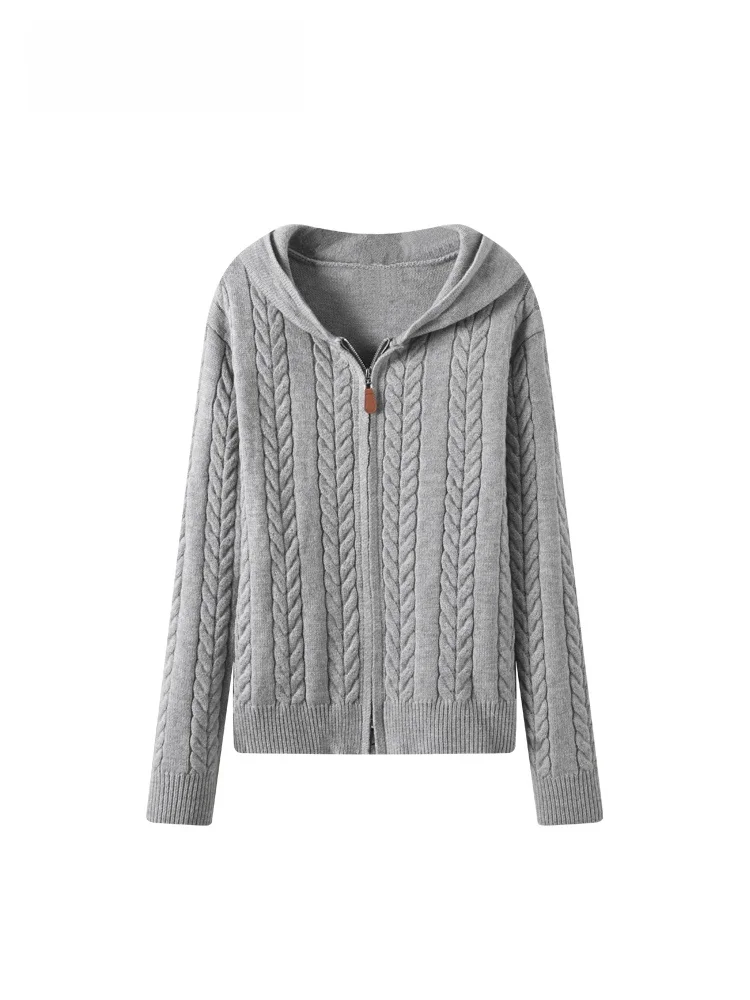 

CaraCLUB: Женский трикотажный топ с капюшоном и длинными рукавами больших размеров для осени и зимы – универсальный и комфортный, подходит для полных фигур.