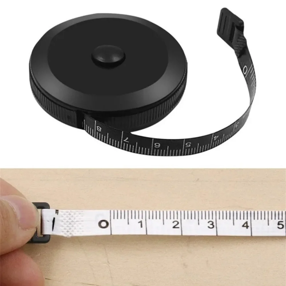 150cm Mini Tape Measure Keychain Portable Tailor Ruler for Clothing Size Measurement Home Sewing Tools Accessory