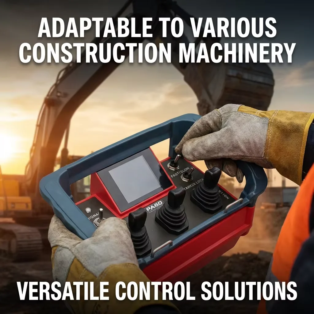 4/5/6/7 Channel Custom Function Hydraulic Joystick Wireless Remote Control Proportional Valve Control System