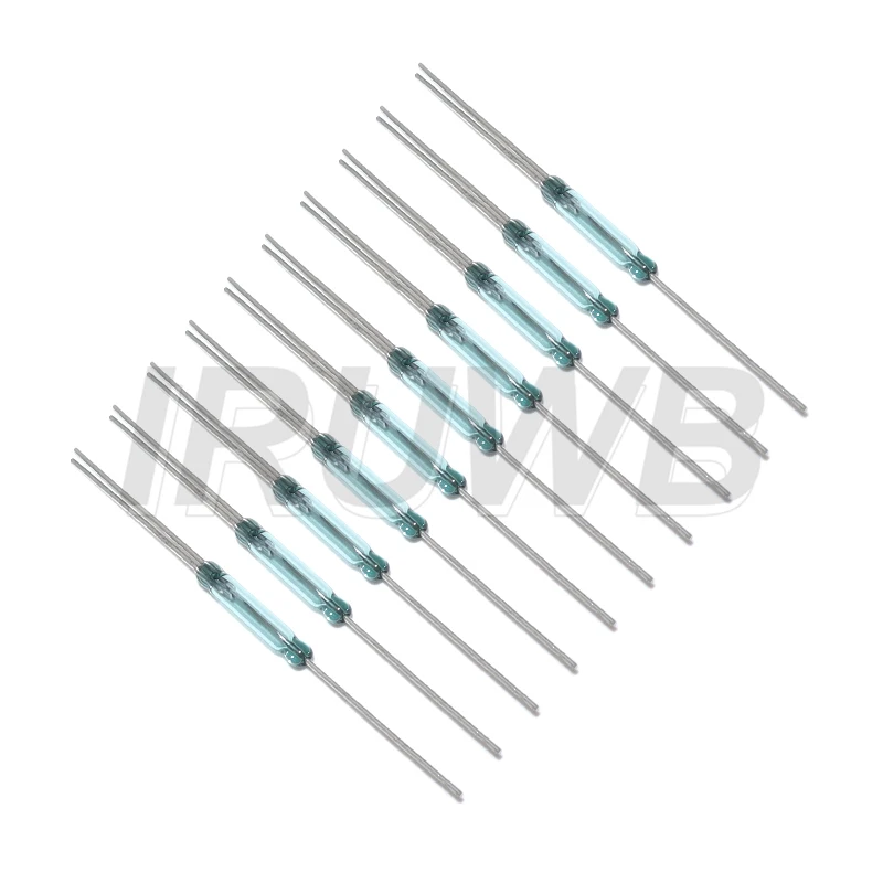 10PCS Reed Switch 3Pin Magnetic Switch 2.5*14mm Normally Open Normally Closed Conversion 2.5X14MM NO NC Conversion for Sensors