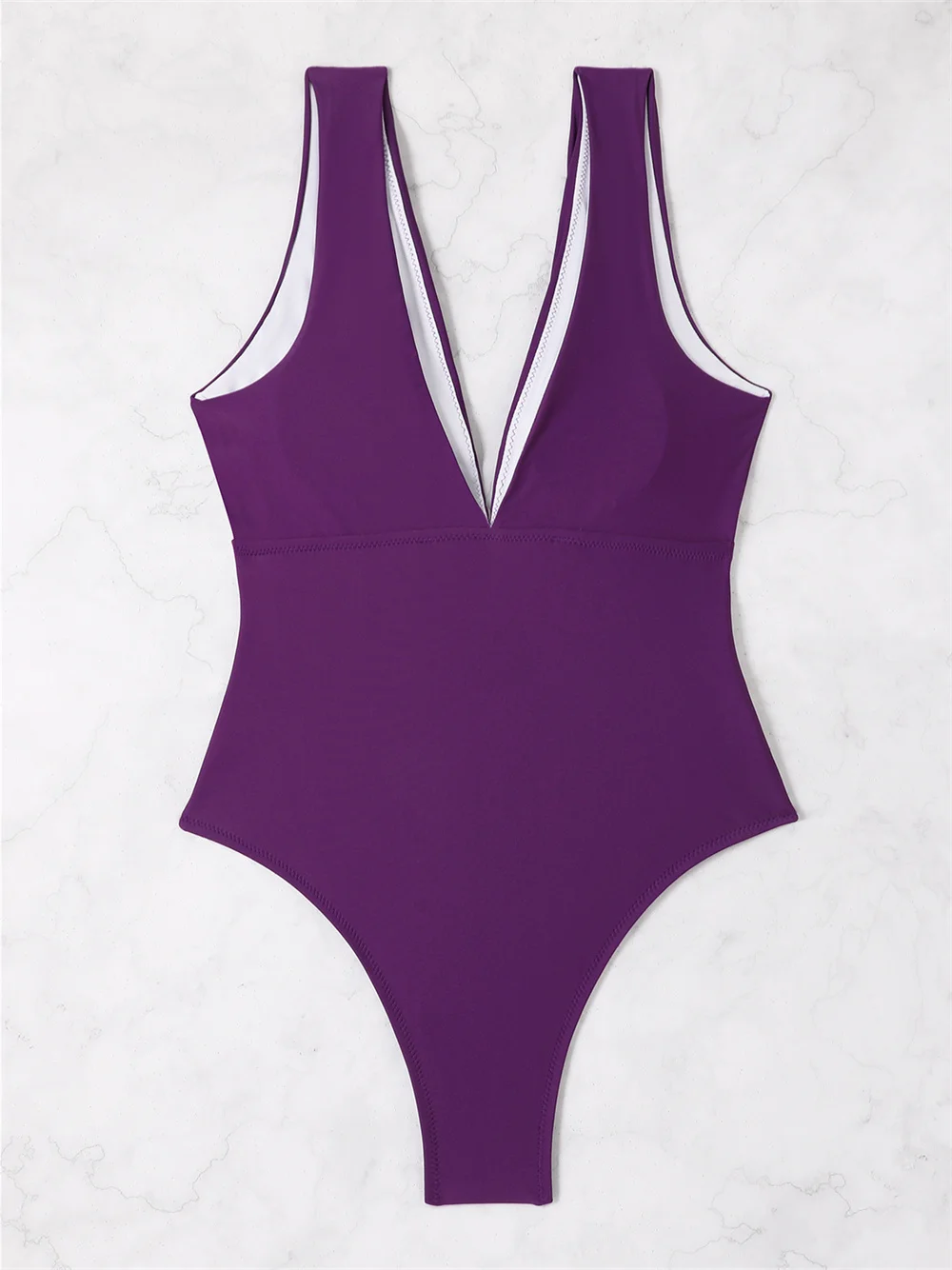 Deep-V Bikini Pleated Swimsuit Push Up Sexy Swimwear Monokini Women One-Piece Bathing Swim Suits Beach Outfit Biquinis Femininos