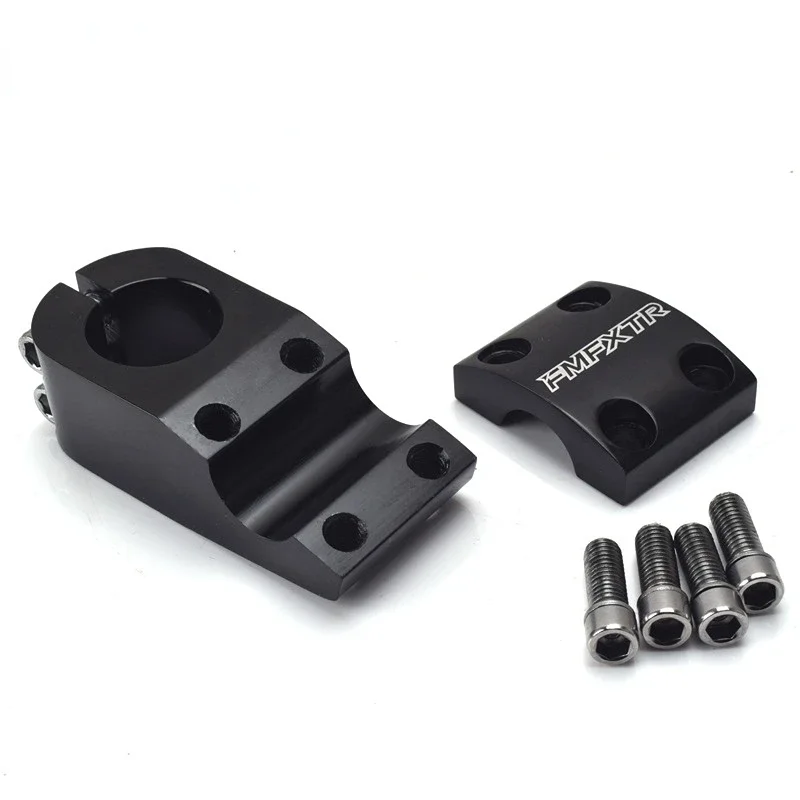 FMFXTR 22.2 مللي متر BMX جذع دراجة 0 درجة مزورة سبيكة دراجة الجذعية ل دراجات والعتاد الثابتة BMX الدراجات المقود دراجة أجزاء