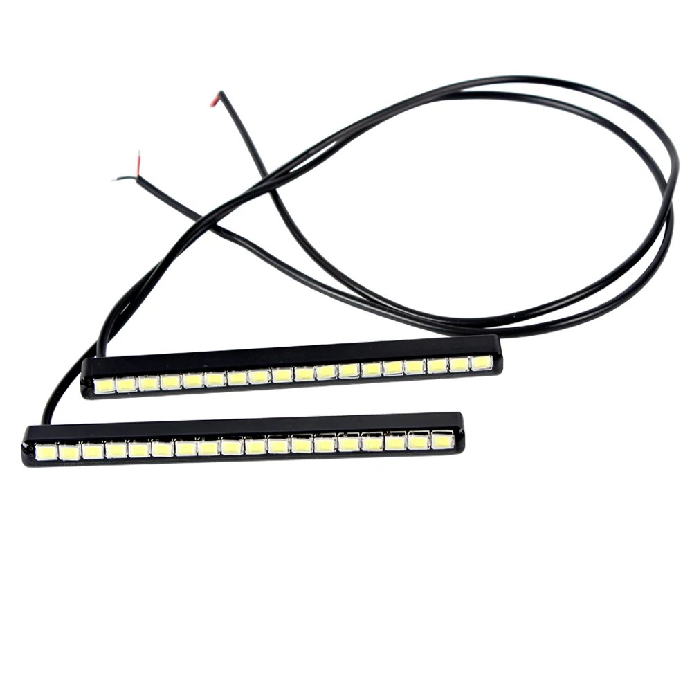 Car daytime LED light Waterproof Car Styling 18 LEDs Car Daytime Running Lights Auto Daylight DRL Universal Super Bright