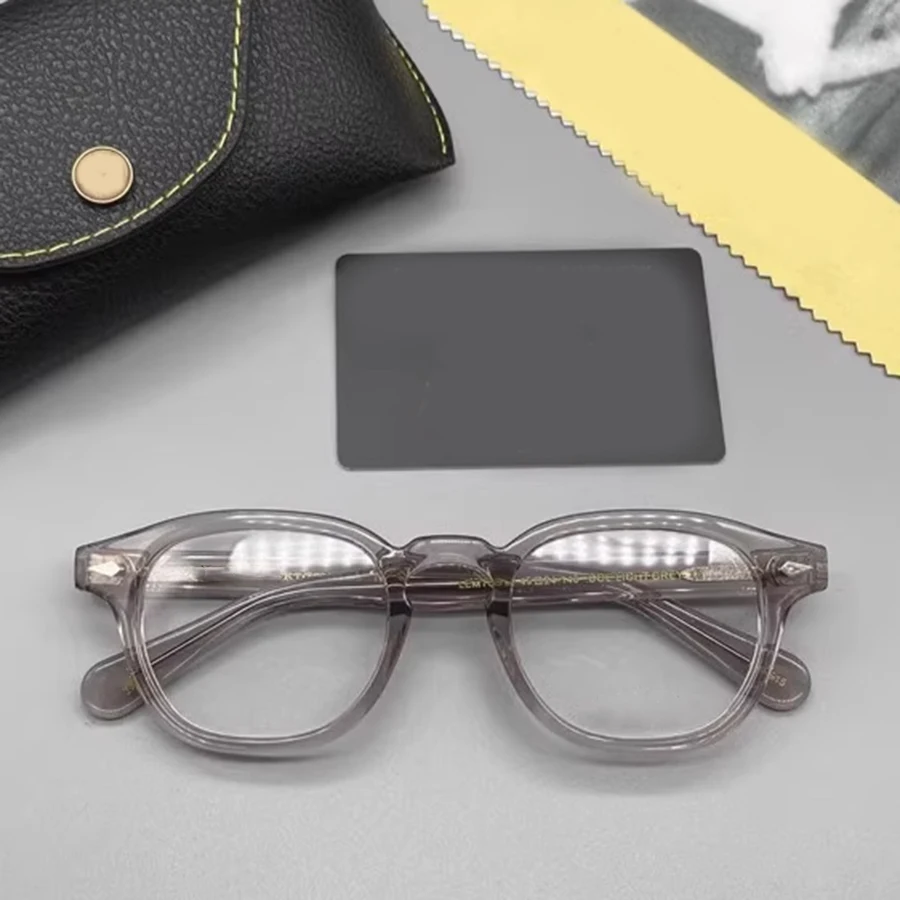 

Мужская оправа для очков Johnny Depp Lemtosh, очки с прозрачными линзами, брендовая дизайнерская компьютерная женская оправа в стиле ретро, ацетатная оправа