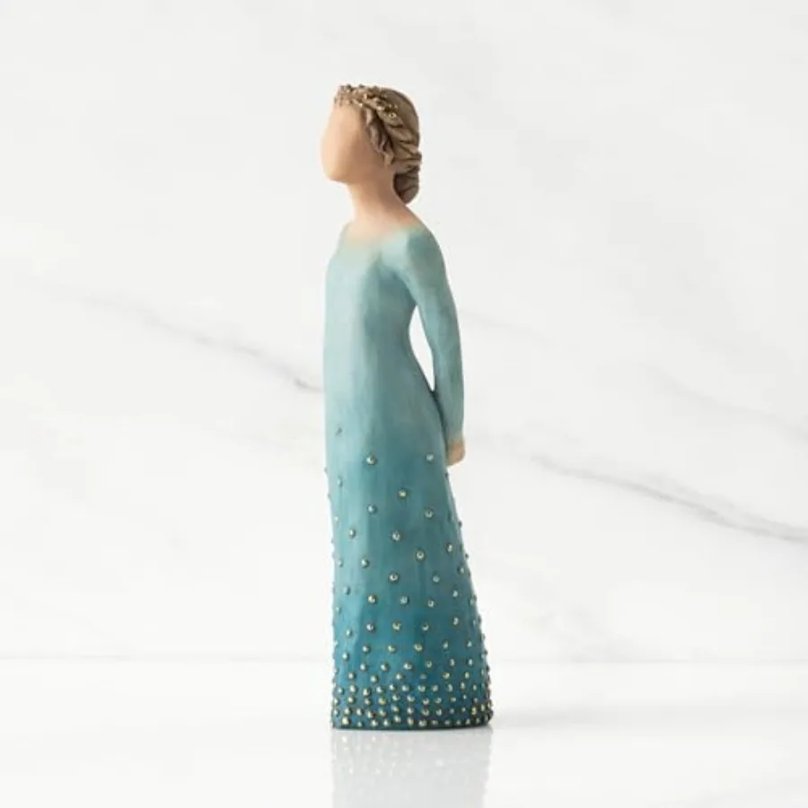 Your gth and Beauty Shine from Within, Gift of port, Encouragement, Overcoming Adversity or Celebration, Sculpted Hand-Painted