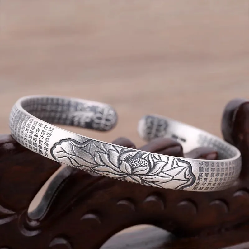 Trendiges 925 Sterling Silber Rundes Armband, Modischer Einfacher Großer Armreif für Damen, Schmuckgeschenk