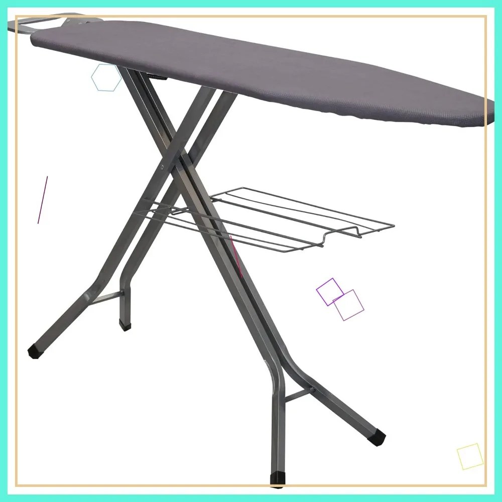 

Household Essentials Ironing Center, Silver - Efficient & Space-Saving