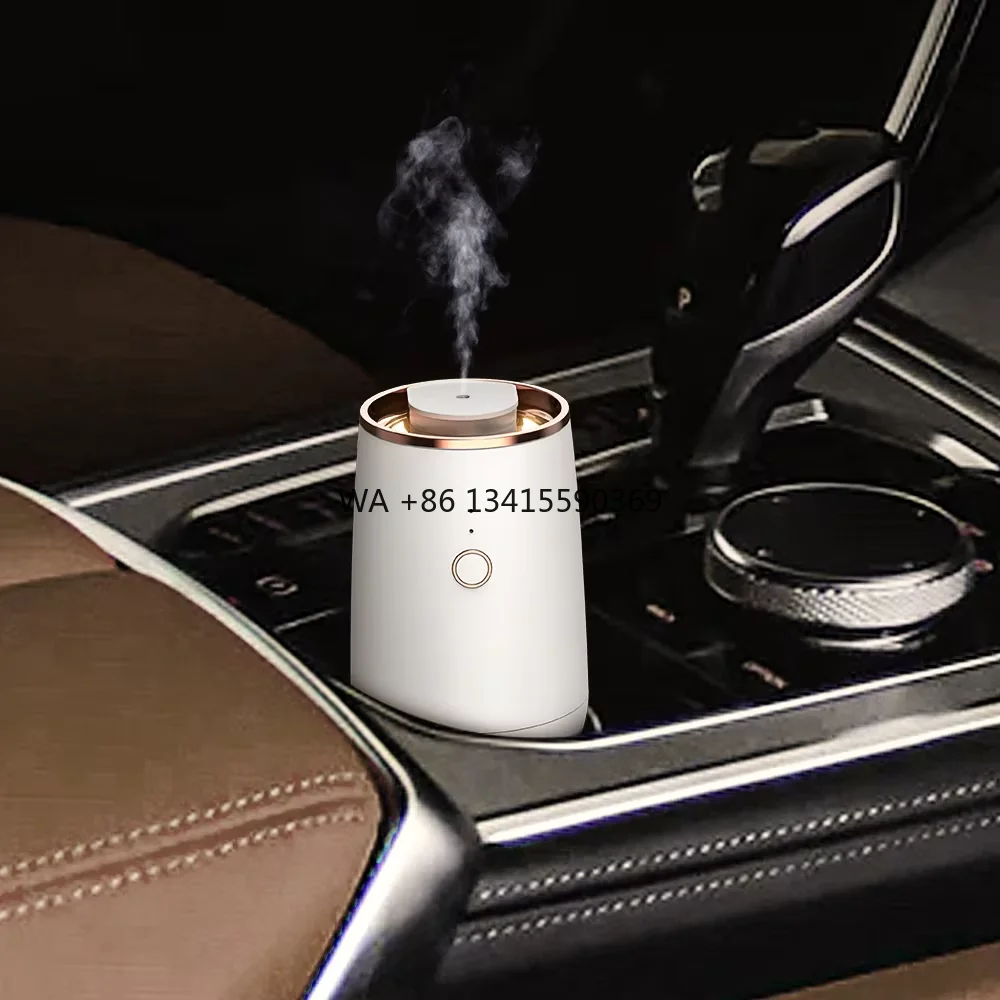 

SCENTA Hot Sale USB Home Fragrance Oil Diffuser For Car,Professional Perfume Nebulizer Luxury Car Cupholder Scent Aroma Diffuser