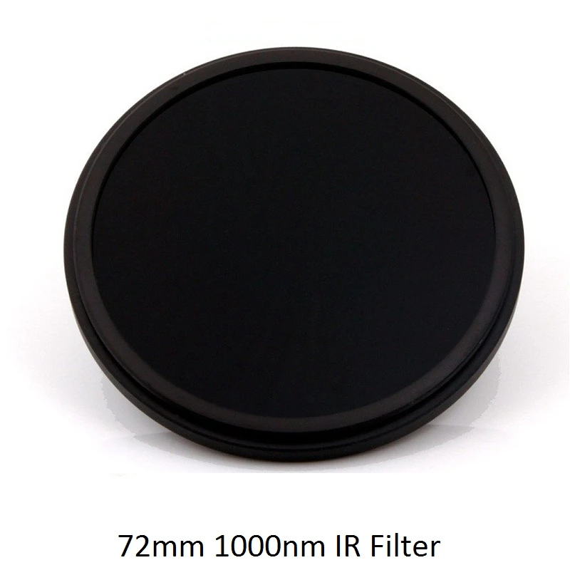 72mm IR1K 1000nm Optical Grade Infrared Infra-Red IR Filter for Camera Lens