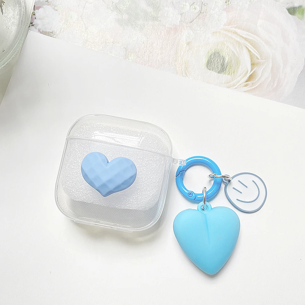 For FIIL CC2 T1 XS/PRO /CC PRO /T1 Lite /CG PRO /CC NANO Earphone Case High Quality Transparent Cute Love TPU Silicone Cover