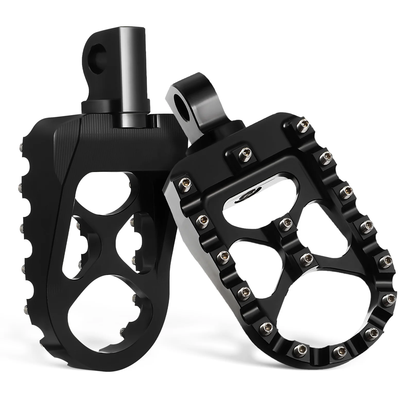 

1Pair Motor Foot Pegs Aluminium Alloy Motorcycle Footrest High Grip Dirt Bike Pedals Motorbike Footrest Replacement Accessory