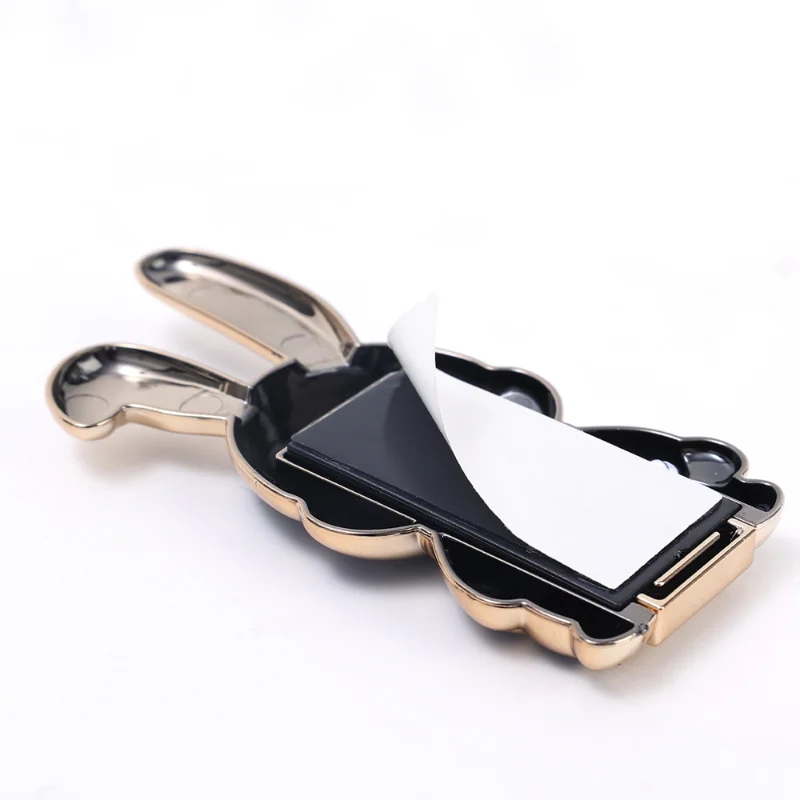 Bunny Finger Ring Holder Mini Pull Rod Phone Stand Universal Phone Fold Lazy Buckle Three-dimensional Back Sticker Pad Bracket image 5