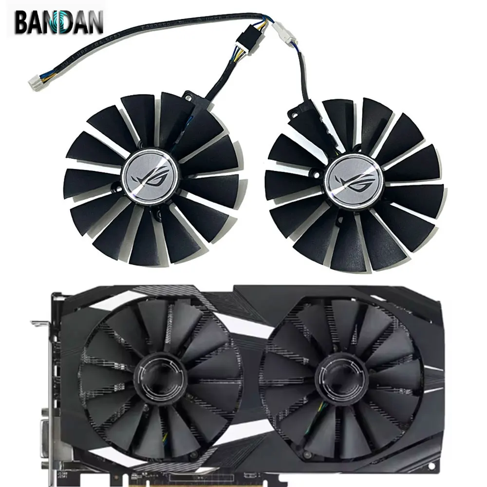 Brand NEW 95MM 4PIN Video Card Cooler Fan For ASUS GTX 1050Ti 1070Ti 1080Ti STRIX RX 470 580 570 Gaming GPU Replacement Fan