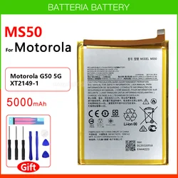 Original Genuine MS50 5000mAh Battery For Motorola G50 5G XT2149-1 XT2137-1 Smart Phone Batteria With Track code+ Free Tools