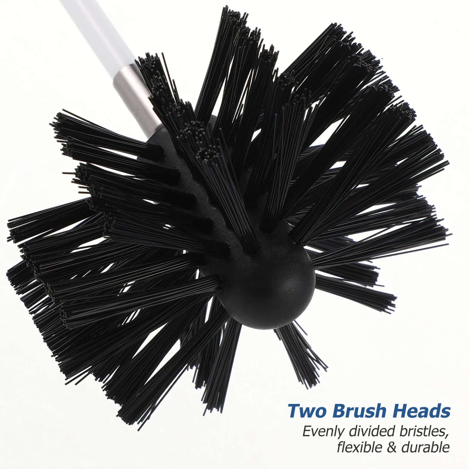 

18 Pcs Pipe Cleaning Brush Rods Two Heads Hexagonal Chimney Sweep Kit Gutter Tools Duct Cleaner Kitchen Tube Brushes