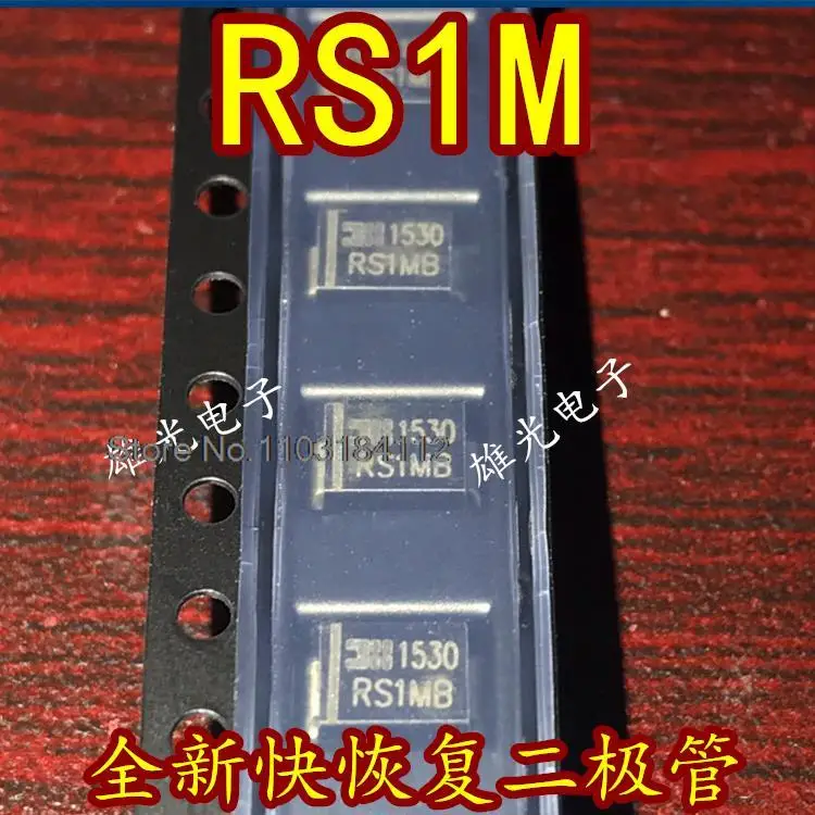 RS1M RSIM SMB DO-214AA =20..,..,.., estoque em companheiro