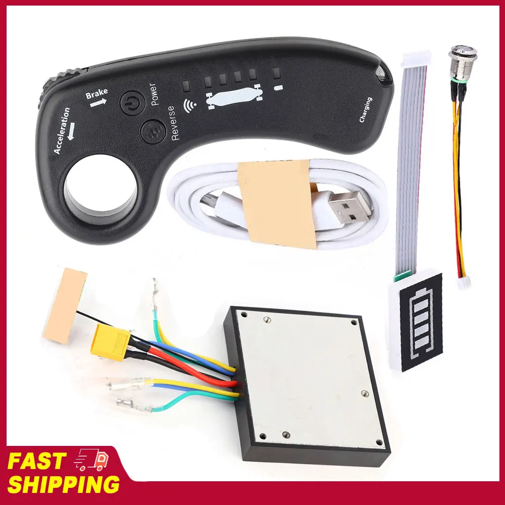 

36V 12A 430W Electric Skateboard Longboard Dual Drive ESC Substitute Control Mainboard with Remote