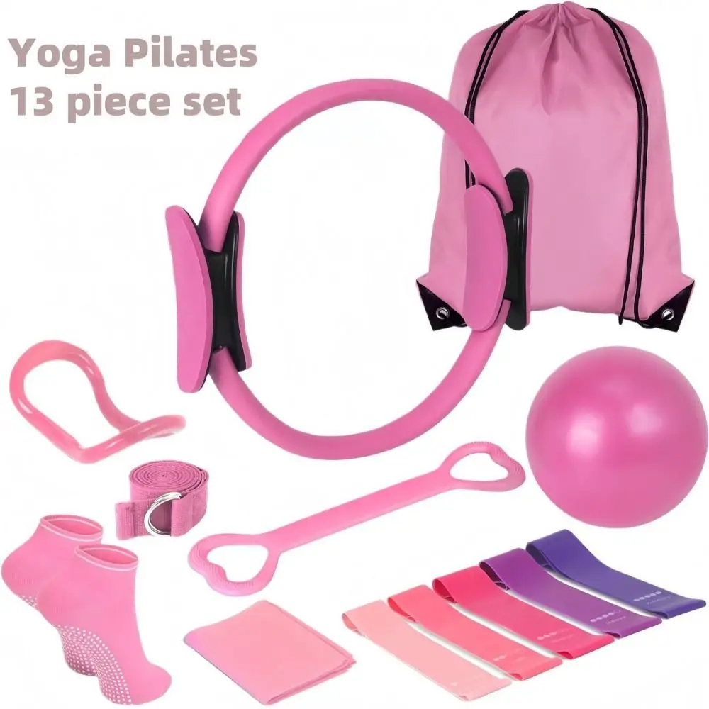 

13Pcs/Set Portable Pilates Ball Set Body Shaping Professional Yoga Pilates Circle Weight Loss Improve Health