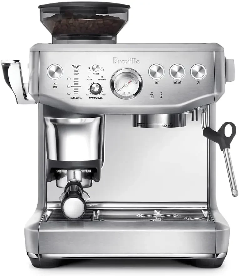 Breville Barista Express Impress Espresso Machine BES876BSS Stainless Steel Professional Coffee Maker