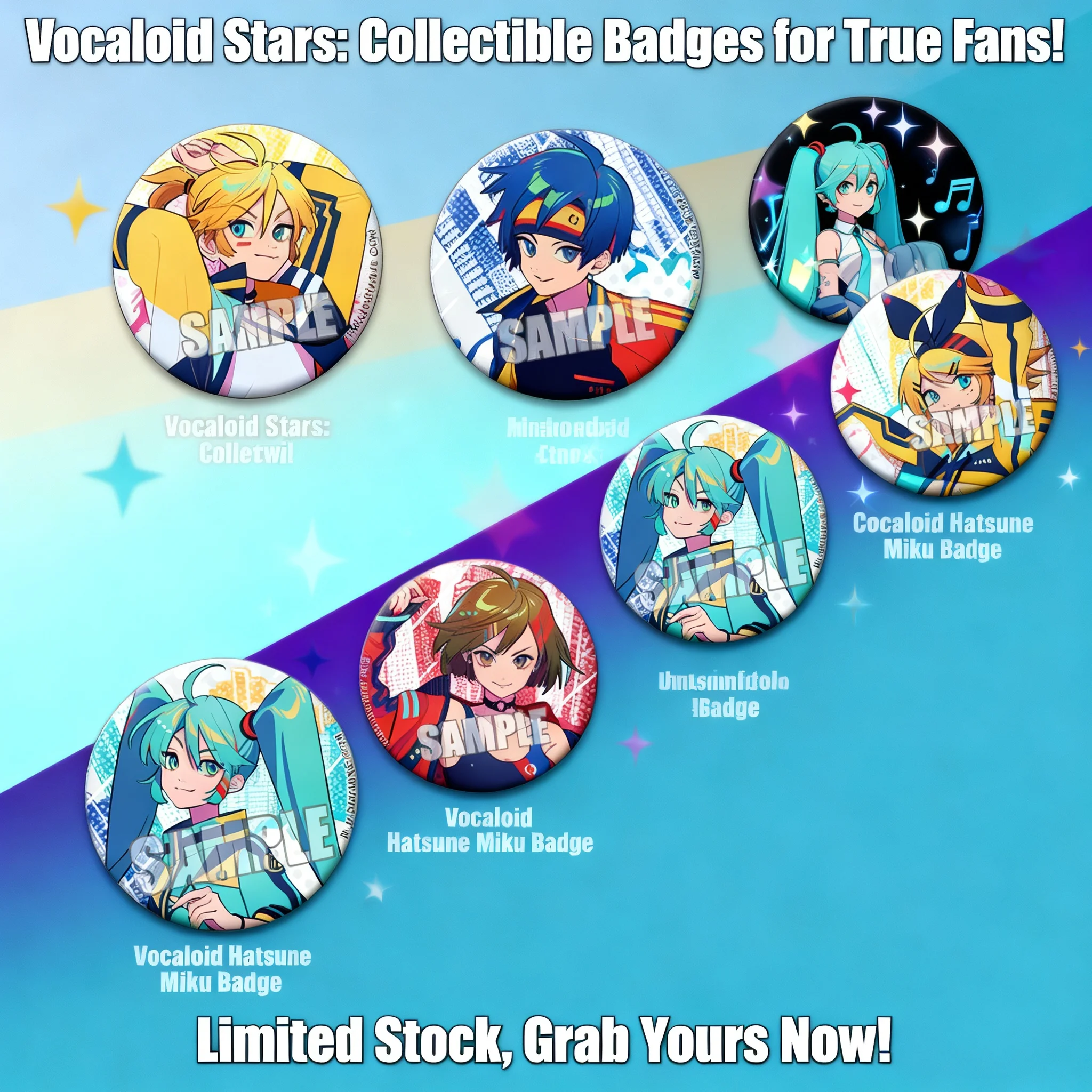 

Значок-зеркало с аниме-персонажами Miku, Len, Rin, Megurine Luka, KAITO, MEIKO, брошь-значок с аниме-персонажами, аксессуары, брелок Genshin Impact