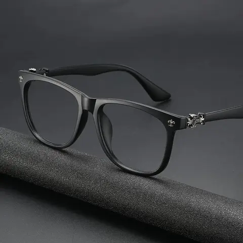 Fashion Glasses Frame Women Anti Blue Light Men Square Eyeglasses Vintage Prescription Eyewear