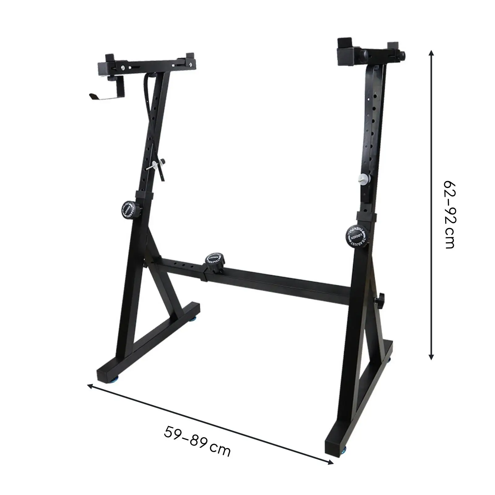 Adjustable Z Style Keyboard Stand with Matte Iron Support Music Keyboard Holder for Piano Keyboard Rehearsal view 4