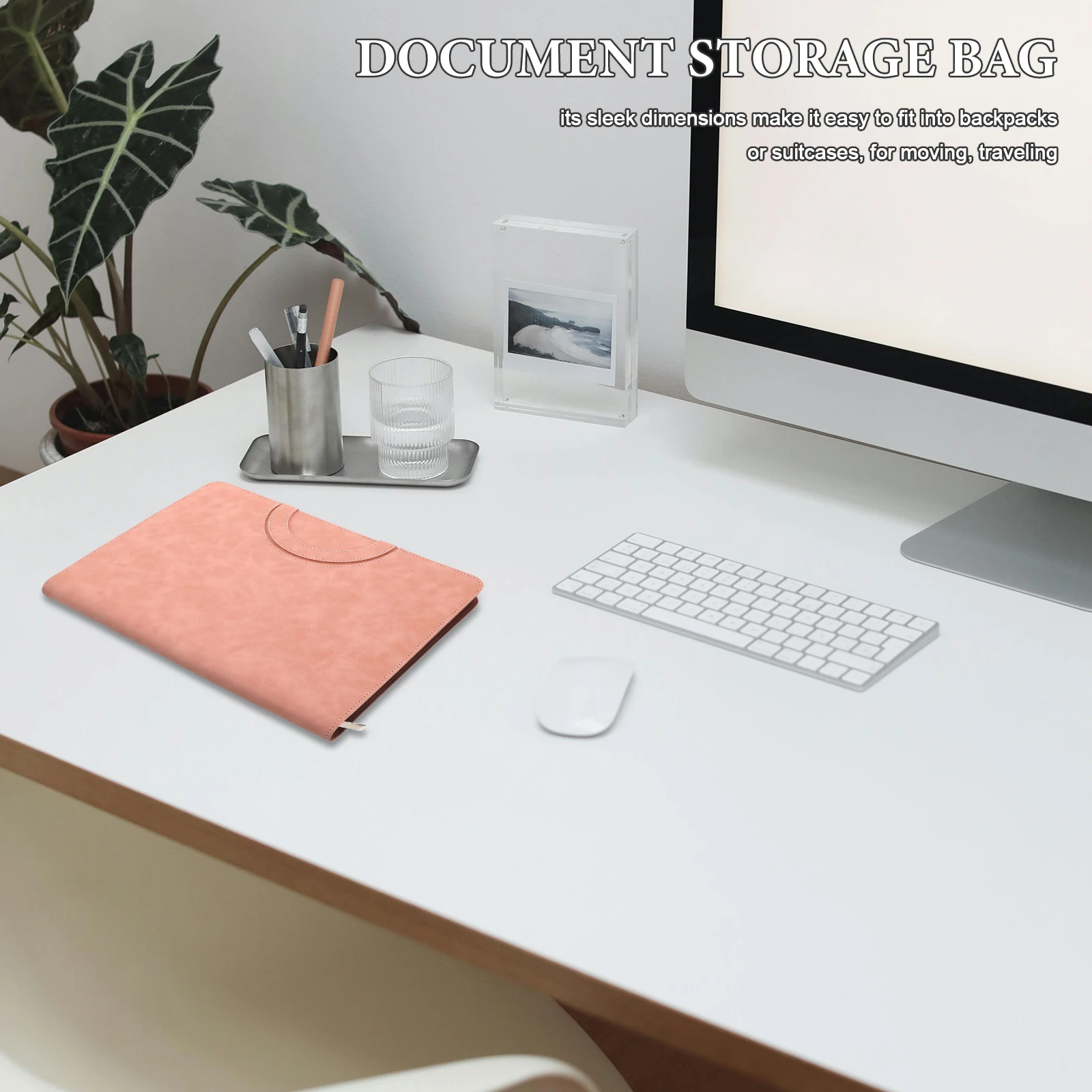 

Органайзер для семейных документов формата А4, дорожный футляр для паспорта из искусственного материала на молнии, сумка для хранения важных документов, безопасная многоразовая сумка