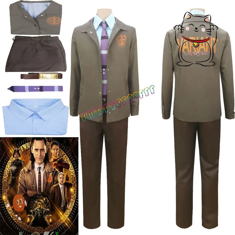 

Lokicsplay uniform shirt jacket pants tie Halloween carnival boyfriend's birthday gift surprise hot