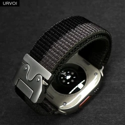 URVOI Band for Apple Watch Ultra 2 1 Series 10 9 8765 SE Sport nylon loop strap parachute buckle wristband for iWatch 45 46 49mm