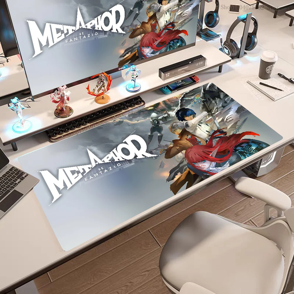 Game Metaphor ReFantazio Mousepad Large Keyboard Desk Mat Gaming Mouse Pad LockEdge Non-slip Mat