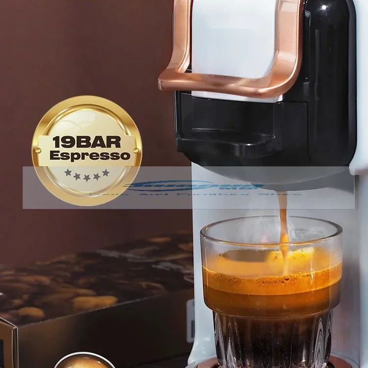 220V 1450W 600ml 19Bar 4 In 1 Multi Capsule Coffee Machine Cold Hot Milk Italian Portable Nespresso Capsule Coffee Machine