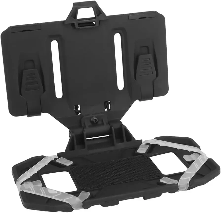 Molle-Handytrage der NEUEN Generation, klappbare Halterung mit schnellem Zugang, taktische Weste-Brusthalterung, Airsoft-Schutttrage – Detail 1