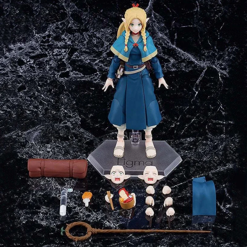 Original Max Factory FIGMA 633 Marcille Delicious in Dungeon Genuine Anime Action Figure Collectible Model Statuette Toys Gifts