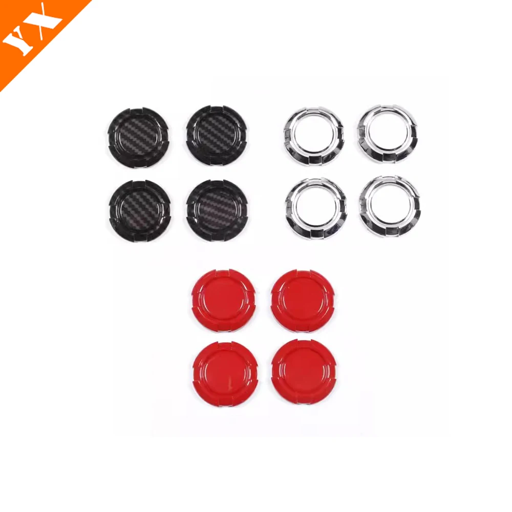 For Baic BJ40 40L 40PLUS Accessories 2024 Carbor Red Car Tailgate Glass Decoration Screw Cover Rear Window Screw Protect Cover