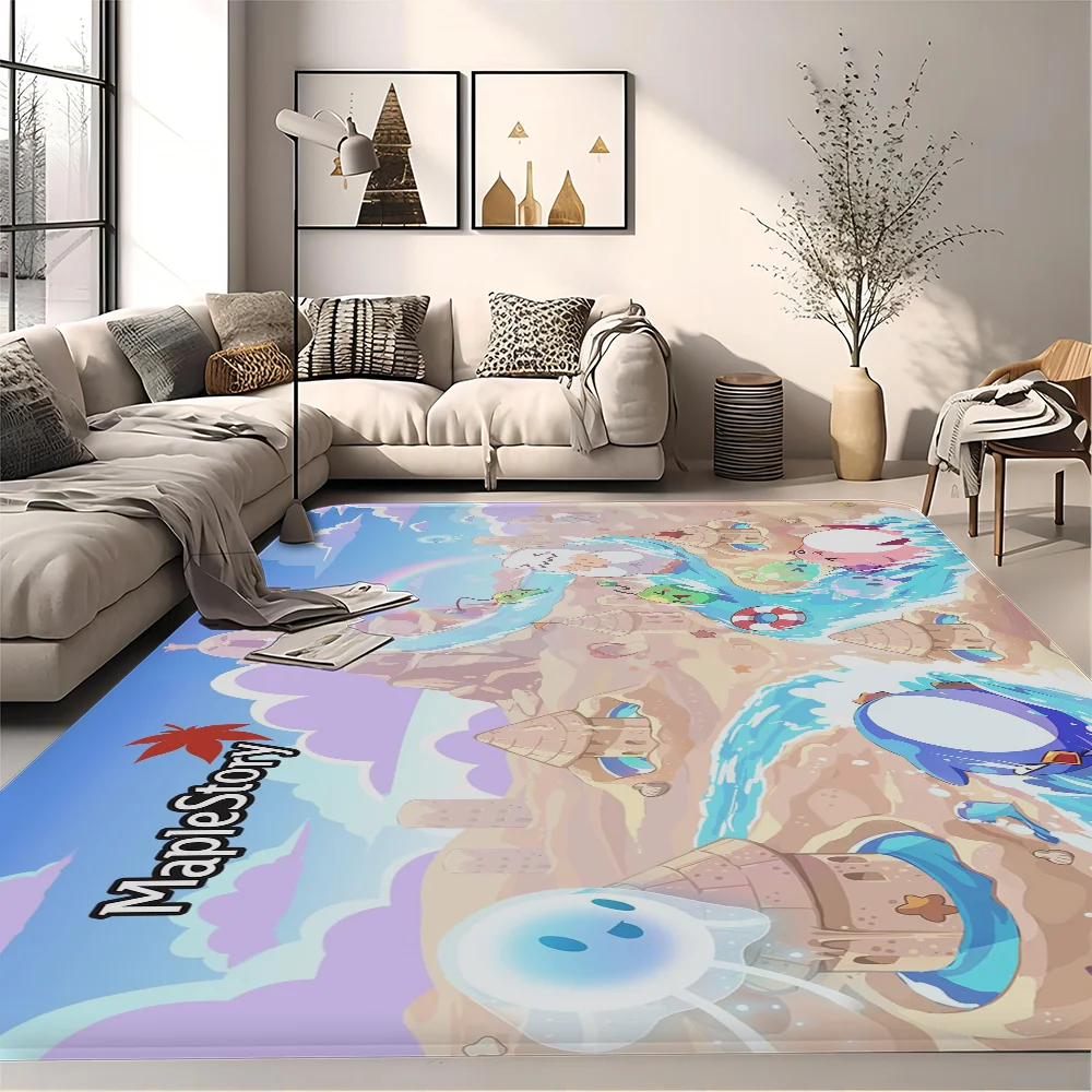 

Game Maplestory Kitchen Mat Kids Room Bedroom Decoration Balcony Anti-Slip Doormat Living Room Alfombra