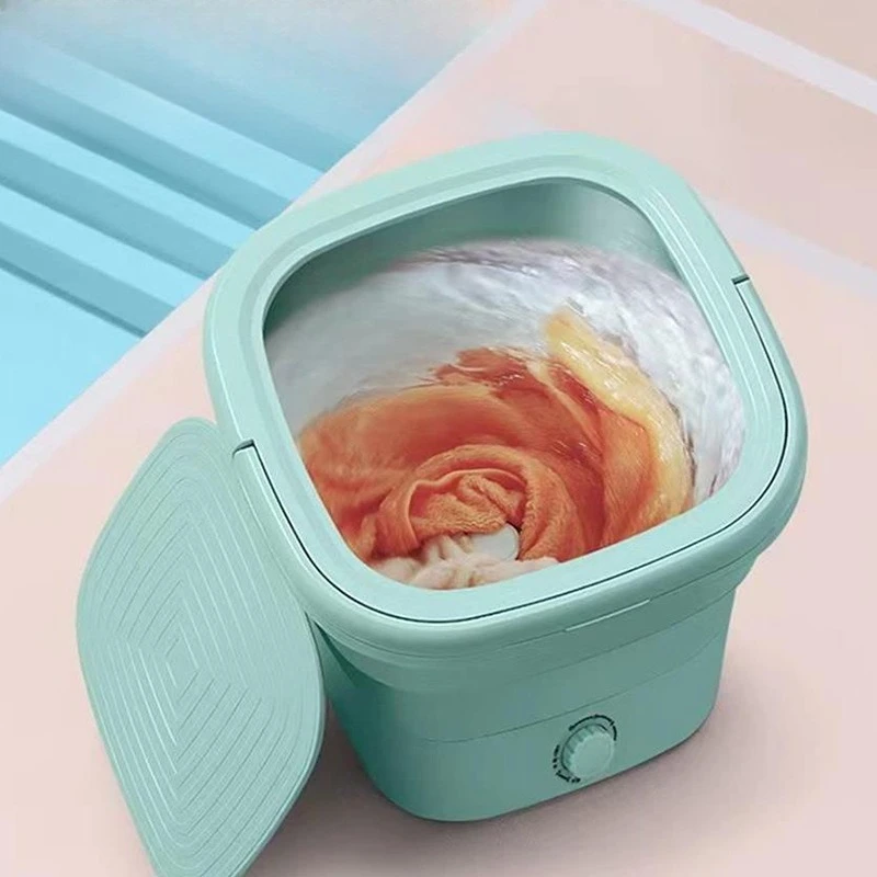 

Folding washing machine baby clothes socks small underwear washing machine