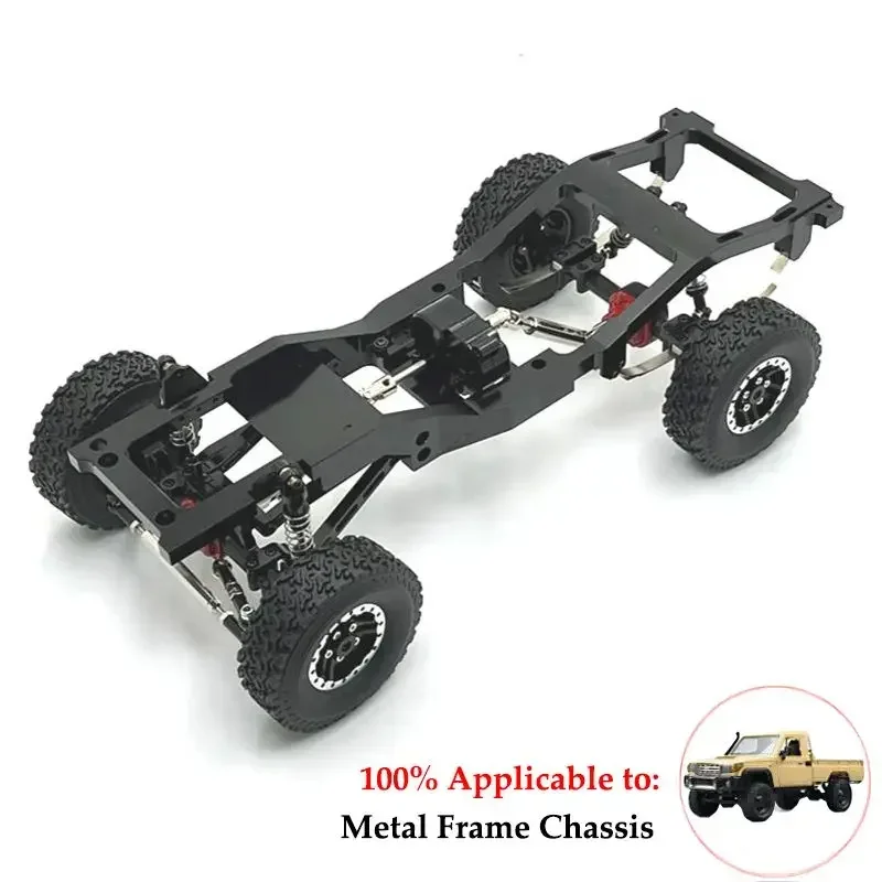 MN82 LC79 Metalowe ślizgacze RC Rock Dekoracja pedału bocznego 1/12 RC Car Części do modernizacji Akcesoria samochodowe Akcesoria MN MODEL