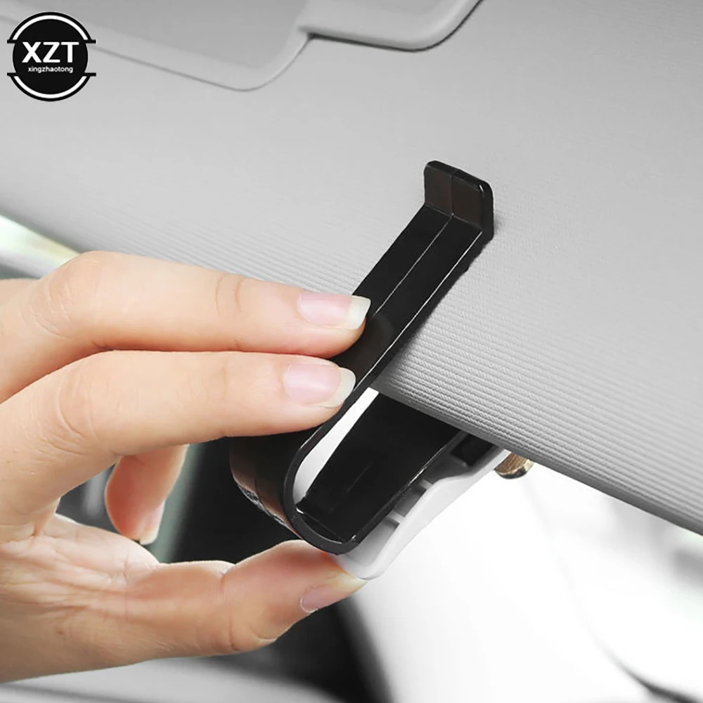 Auto Sun Visor Glasses Fastener Clip Holder For Sunglasses Eyeglasses Ticket Card Universal Multi-Function Car Interior Parts