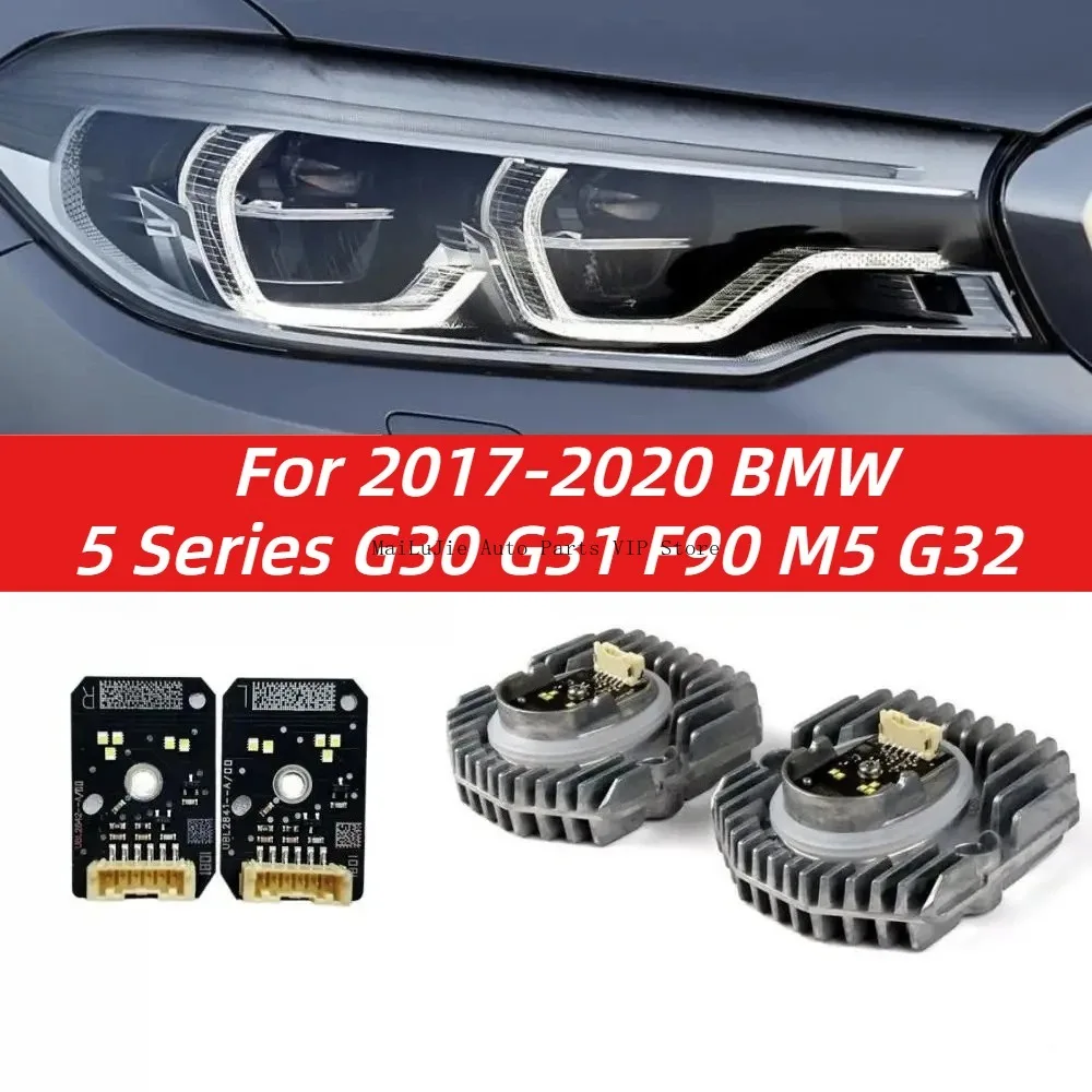 

New Adaptive LED Headlight DRL 63117214940 White Daytime Running light LED chips For 2017-2020 BMW 5 Series G30 G31 F90 M5 G32