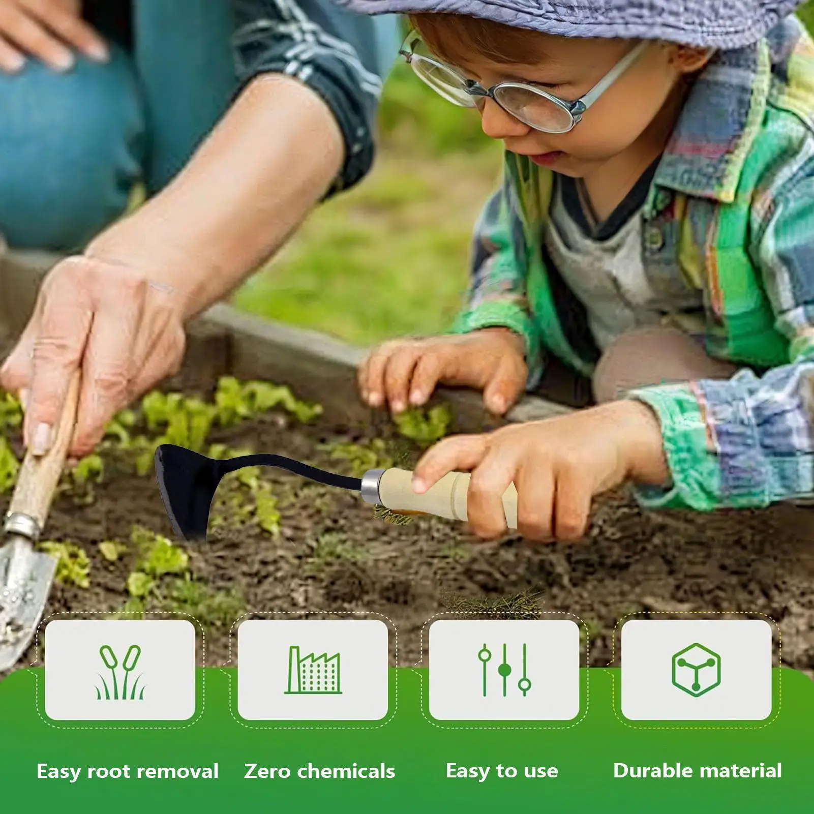 

Gardening Hoe Hoes For Gardening Outdoor Weeder Vertical Root Puller For Tilling Women Men Homesteading Planting Transplanting