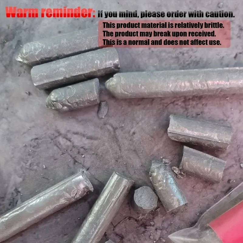 6 قطع من قضبان اللحام ذات درجة الحرارة المنخفضة سهلة الذوبان لخزانات المياه والأنابيب - متعددة الاستخدامات، للفولاذ المقاوم للصدأ والنحاس والحديد والألومنيوم