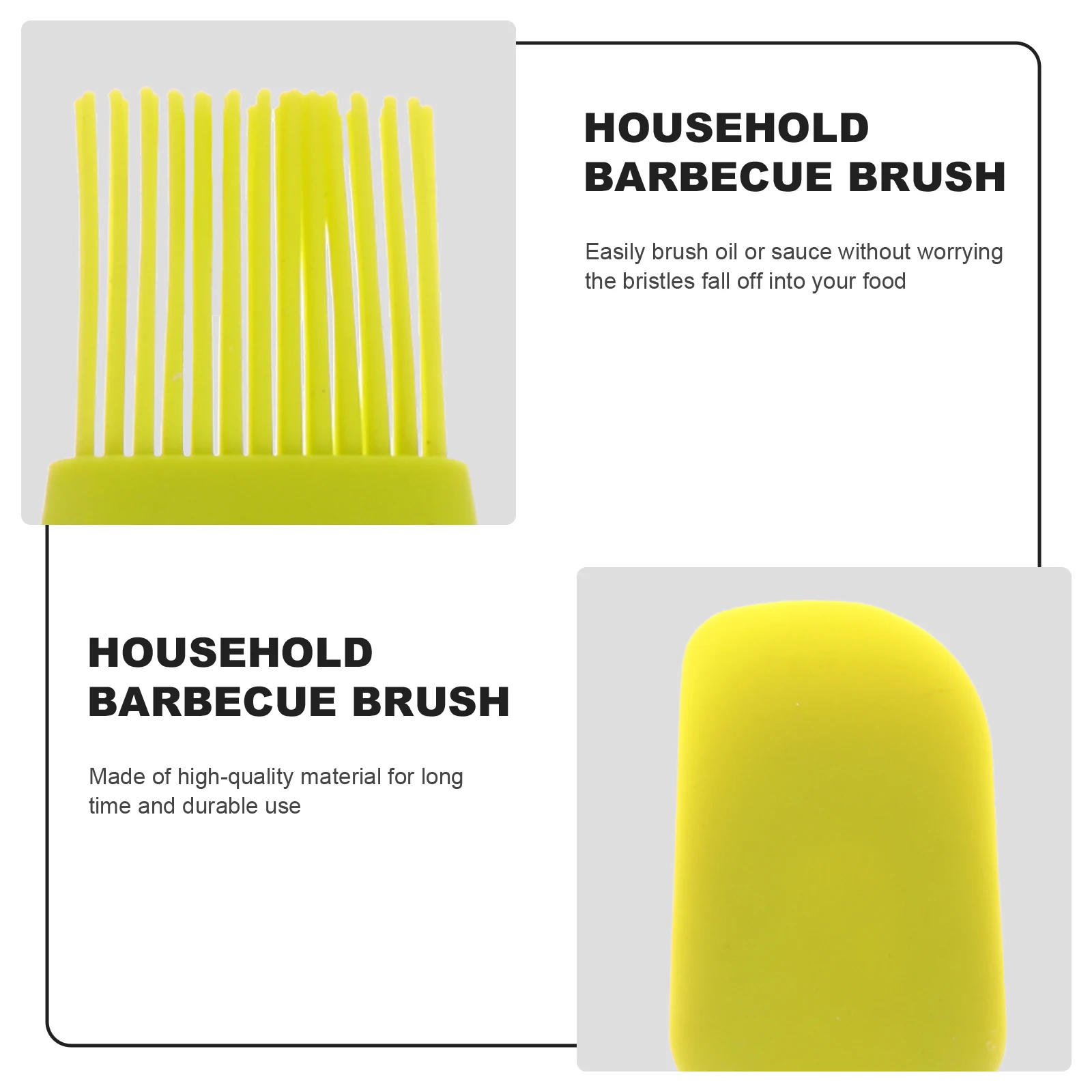 

4 Pcs Grill Brush for Sauce Barbecue Oil Set Cake Spatula BBQ Basting Tool Scraper Roasting