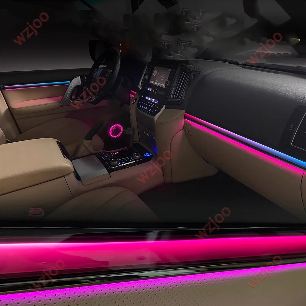 For Toyota Land Cruiser LC300 2010-2025 Dynamic Symphony Ambient Light Led Atmosphere Lamp Car Inter Decorate Lamp