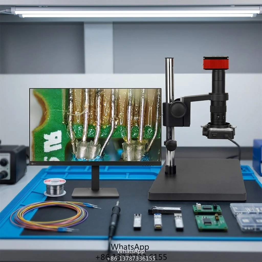 For 4K LED Digital Microscope 3840x2160P Industrial Camera With Flexible Movable Measuring Features IP53 Best Price