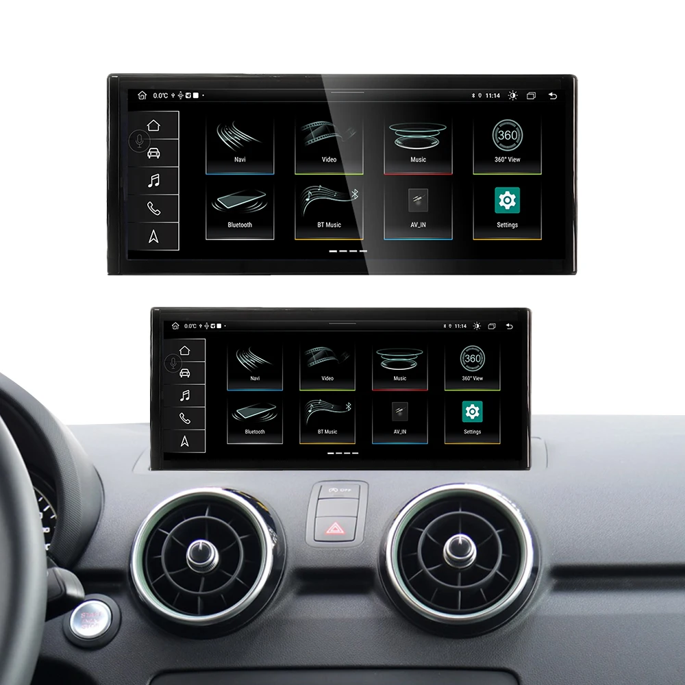 

Android 13 Carplay Screen for A1 2012-2018 Qualcomm 6125 8Core Wireless GPS Navi Stereo Car DVD Player Head Unit DSP