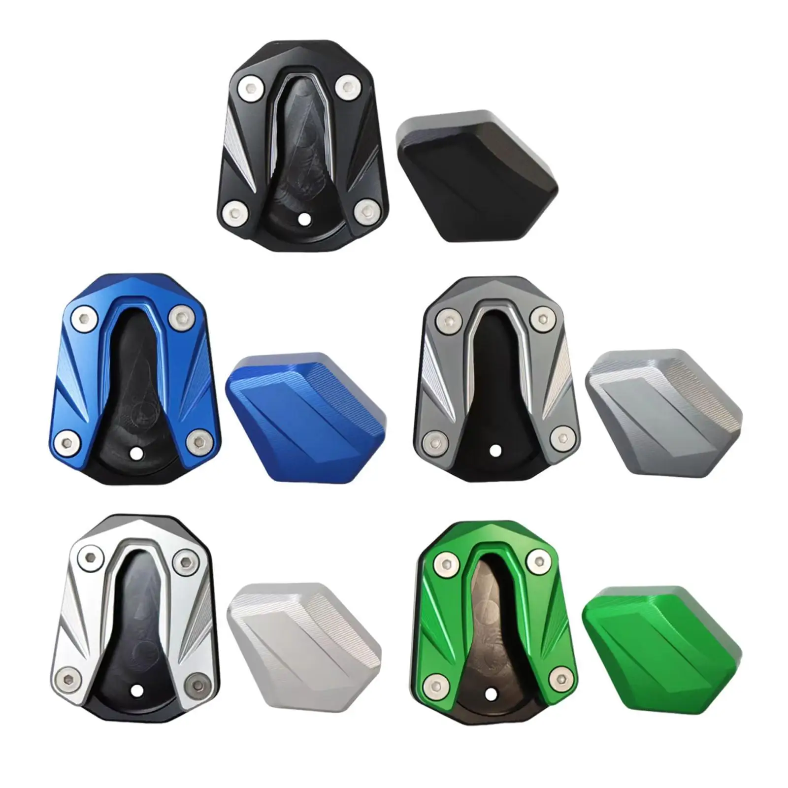 

Motorcycle Kickstand Pad Extender Bike Support Mat for 368 G Motorbike