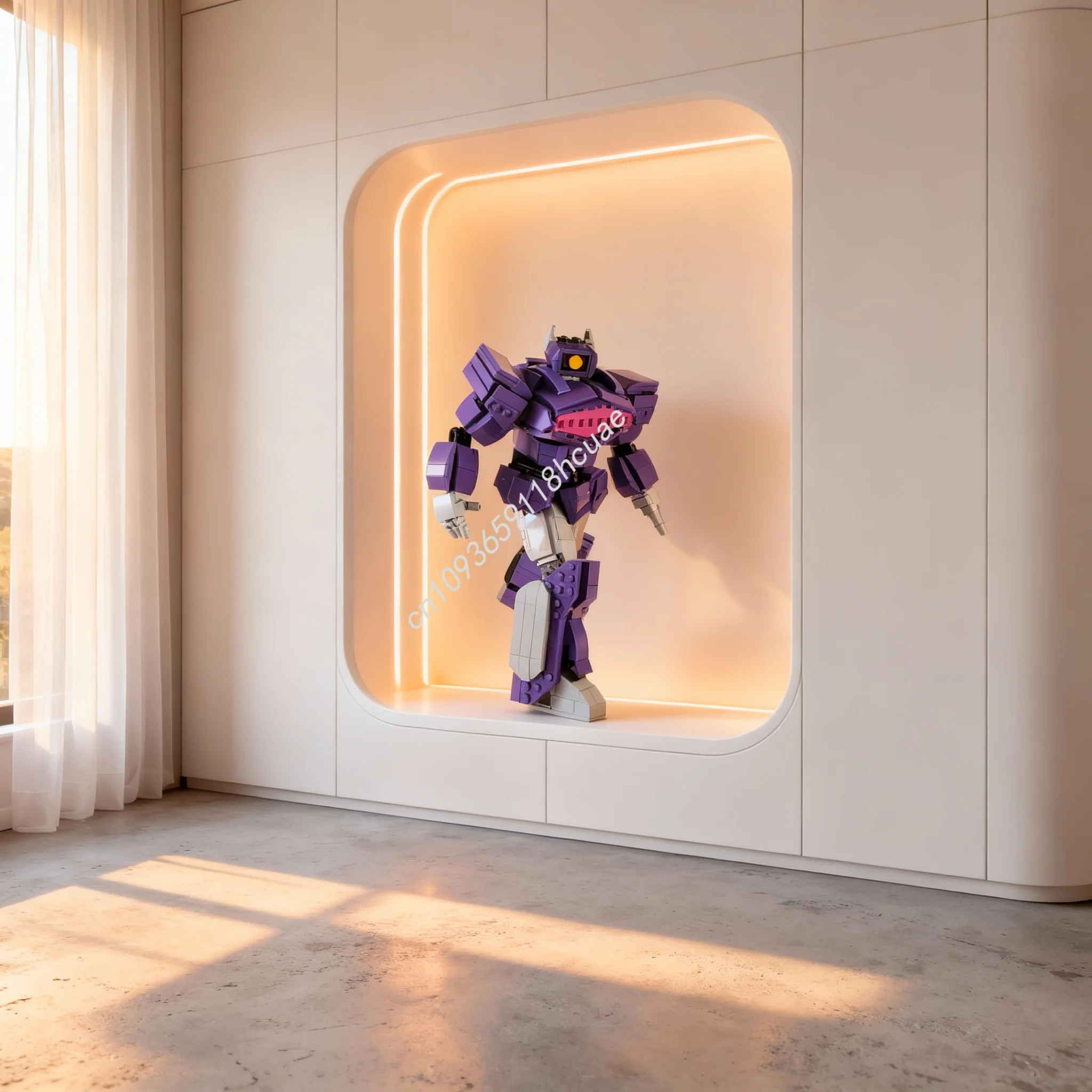 

820 деталей MOC Конструктор «Декептикон Шоквейв»: развивающая игрушка, идея для творчества, подарок на Рождество