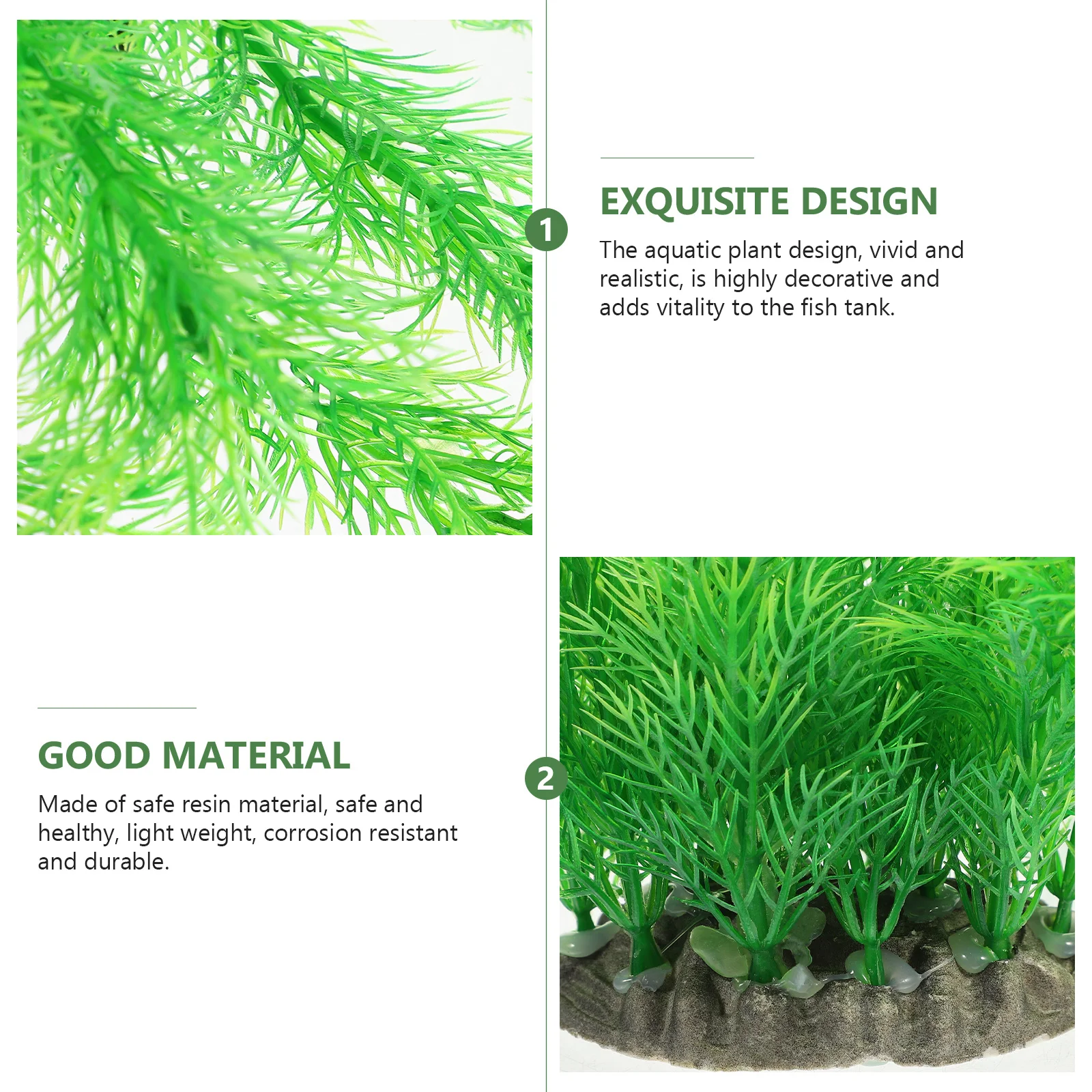 

Aquarium Artificial Plant Fake Water Grass Decoration Fish Tank Accessory Realistic Simulation Aquatic Plant Decor